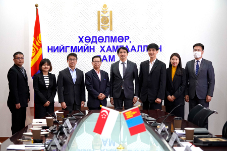 Хуримтлалын нэгдсэн сангийн тогтолцоо бий болгоход зөвлөх Сингапурын төлөөлөгчид Монгол улсад ирлээ